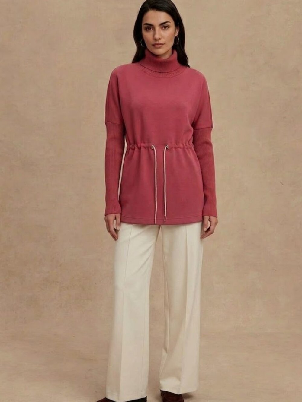 Varley Ethel Cinch Waist Sweatshirt